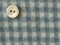CHECK&STRIPEオリジナルストレッチカットソーギンガム起毛ブルー